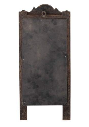 CREATIVE COLLECTION Sehar Wandspiegel mit Ablage, Braun, Recyclingholz