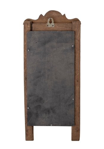 CREATIVE COLLECTION Sehar Wandspiegel mit Ablage, Braun, Recyclingholz