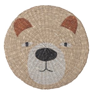 BLOOMINGVILLE MINI Malla bordstablett, brun, sjgrs D: 38 cm