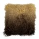 BLOOMINGVILLE Pansy Kissen, Braun, Lammfell Tibetan B: 50cm, L: 50cm