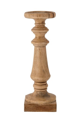 BLOOMINGVILLE Noore Pidestal Lysestake, Natural, Mango