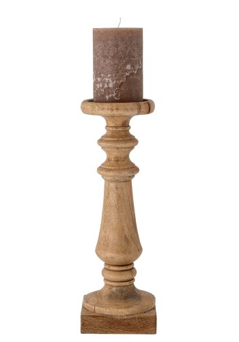 BLOOMINGVILLE Noore Pidestal Lysestake, Natural, Mango