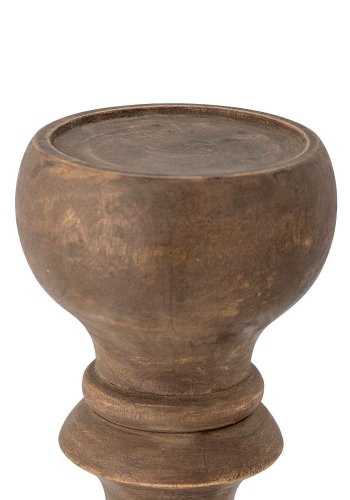 BLOOMINGVILLE Noore Pidestal Lysestake, Natural, Mango