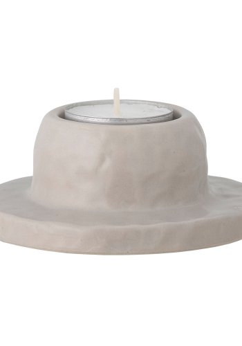 BLOOMINGVILLE Imilia Teelichthalter, Weiß, Steingut