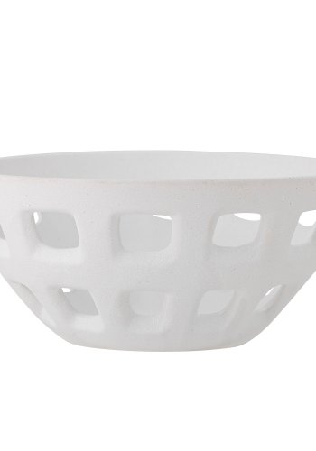 BLOOMINGVILLE Foligno Schüssel, Weiß, Steingut