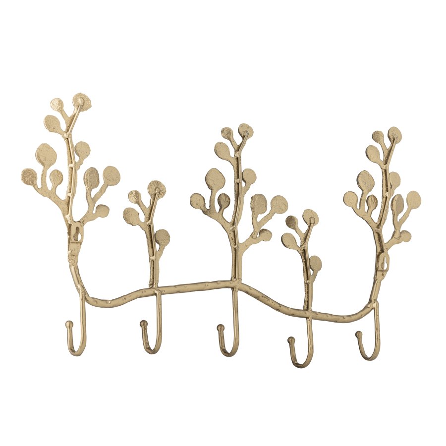 CREATIVE COLLECTION Padova Garderobenständer, Messing, Metall (L57xH31,5xB5 cm)