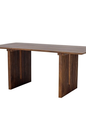 CREATIVE COLLECTION Milow Esstisch, rechteckig – braunes Mangoholz (180x90)