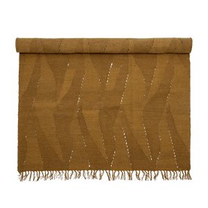 BLOOMINGVILLE Zola teppe, brun, ull W: 140cm, L: 200 cm