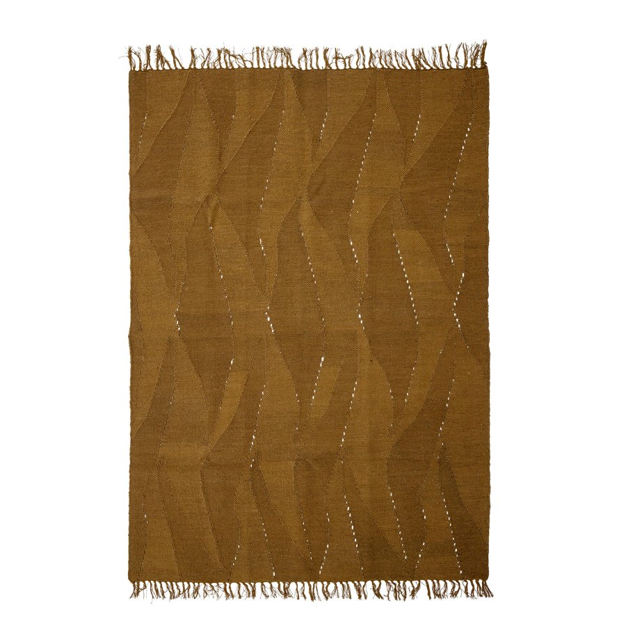 BLOOMINGVILLE Zola Teppich, Braun, Wolle B: 140cm, L: 200cm