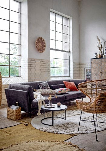 BLOOMINGVILLE Zola Teppich, Braun, Wolle B: 140cm, L: 200cm