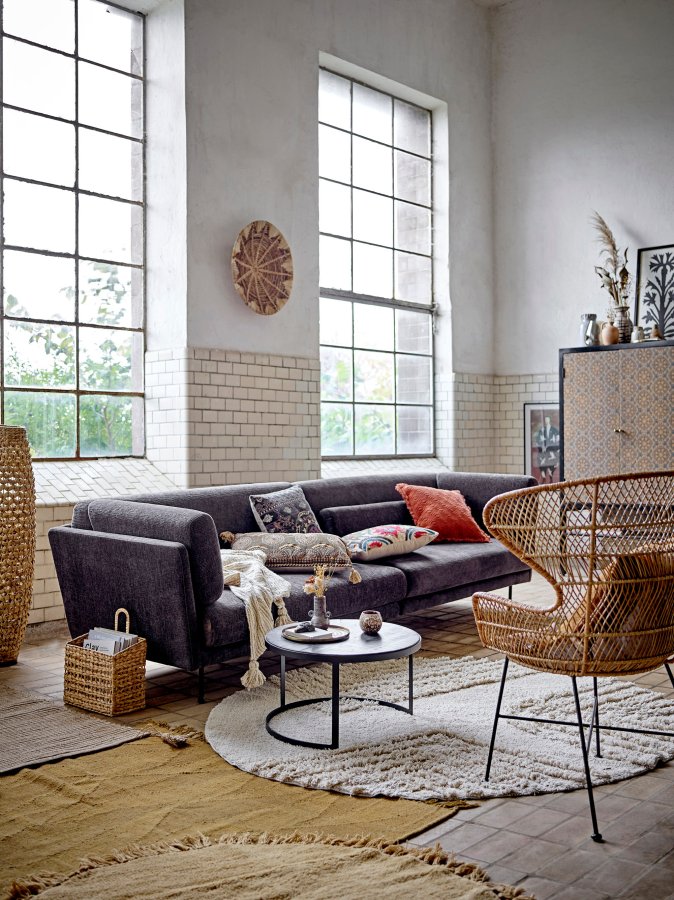 BLOOMINGVILLE Zola Teppich, Braun, Wolle B: 140cm, L: 200cm