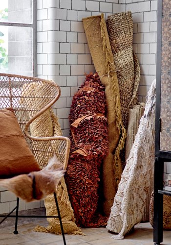 BLOOMINGVILLE Zola Teppich, Braun, Wolle B: 140cm, L: 200cm