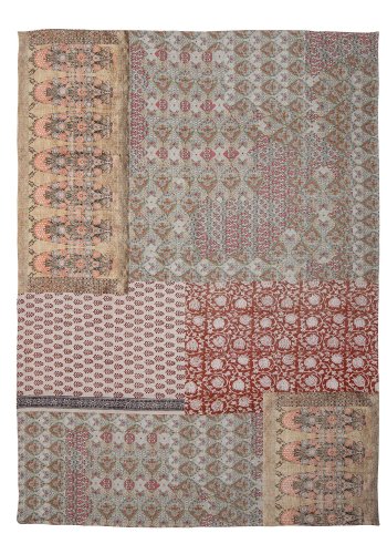 CREATIVE COLLECTION Ysolde Teppich, Blau, Baumwolle B: 150 cm, L: 215cm