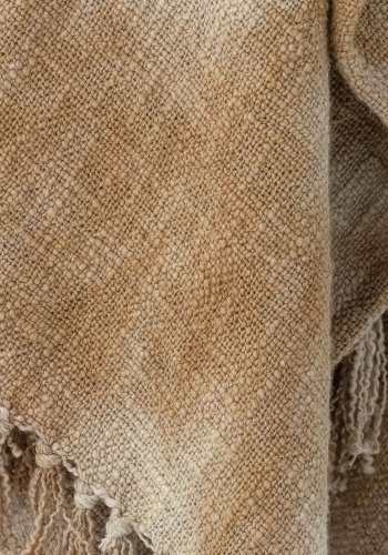 BLOOMINGVILLE Thelma Plaid, Gul, Bomull B: 125 cm, L: 150 cm