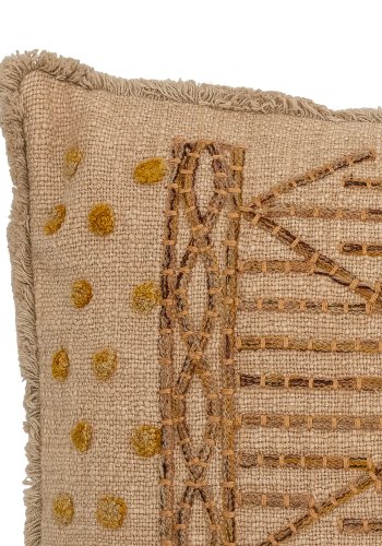 BLOOMINGVILLE Taranto Kissen, Natur, Baumwolle B: 45cm, L: 45cm