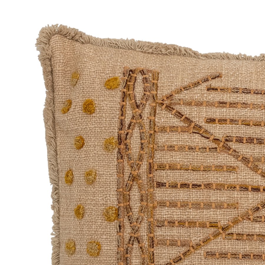 BLOOMINGVILLE Taranto Kissen, Natur, Baumwolle B: 45cm, L: 45cm