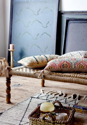 CREATIVE COLLECTION Paloma Kissen, Natur, Baumwolle B: 75 cm, L: 165cm