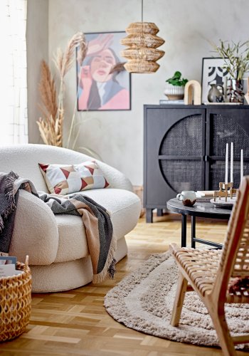 BLOOMINGVILLE Ted sofa - hvit polyester/akryl