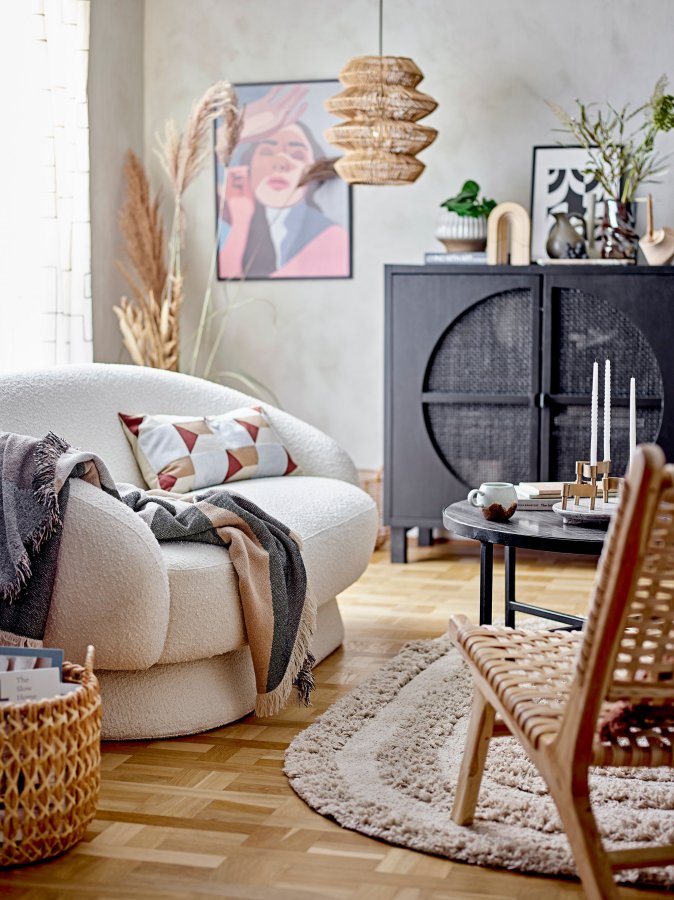 BLOOMINGVILLE Ted sofa - hvit polyester/akryl