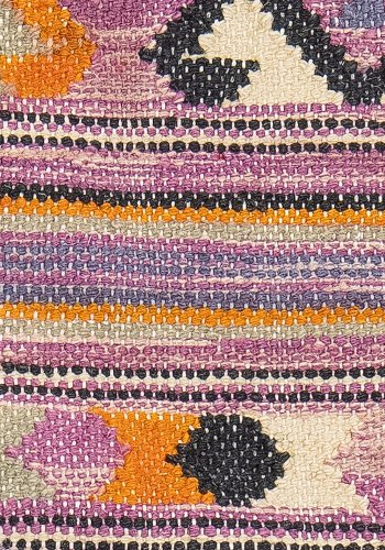 BLOOMINGVILLE Yolanda teppe, lilla, bomull B: 75cm, L: 245cm