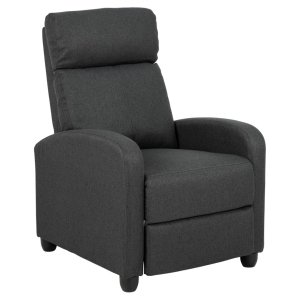 ACT NORDIC Siom ftölj, manuell, armstöd, ficka, väskfjädrar - antracitgrtt tyg och svart polypropen