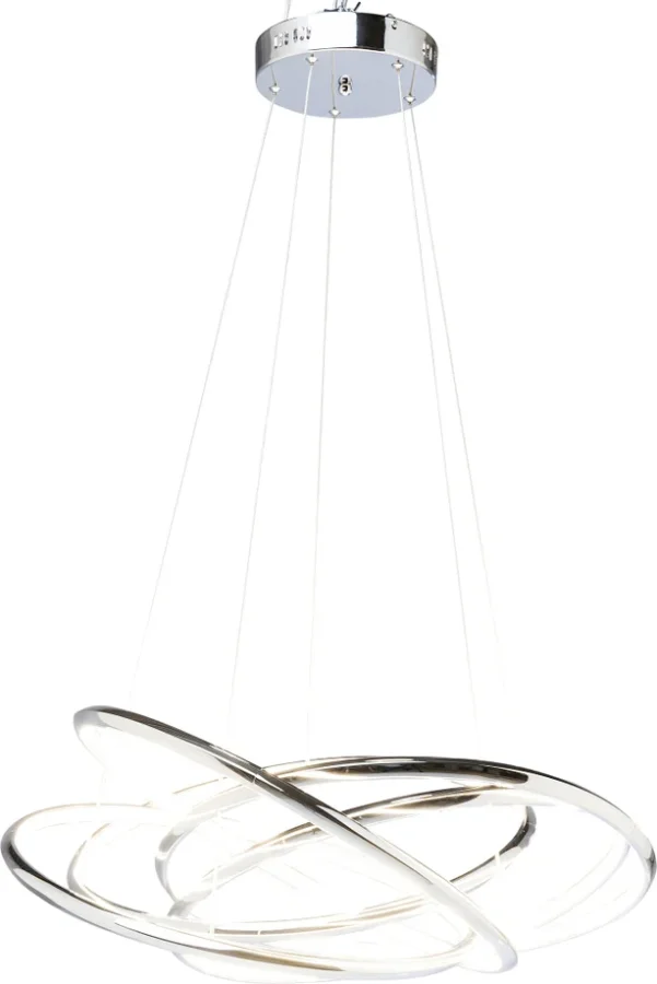 KARE DESIGN Saturn LED Krom Stor taklampe - slv aluminium