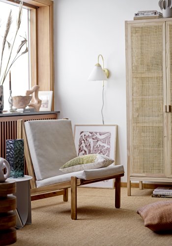 BLOOMINGVILLE Ciron Illustration mit Rahmen, Natur, Eiche, L52xH72xB1 cm