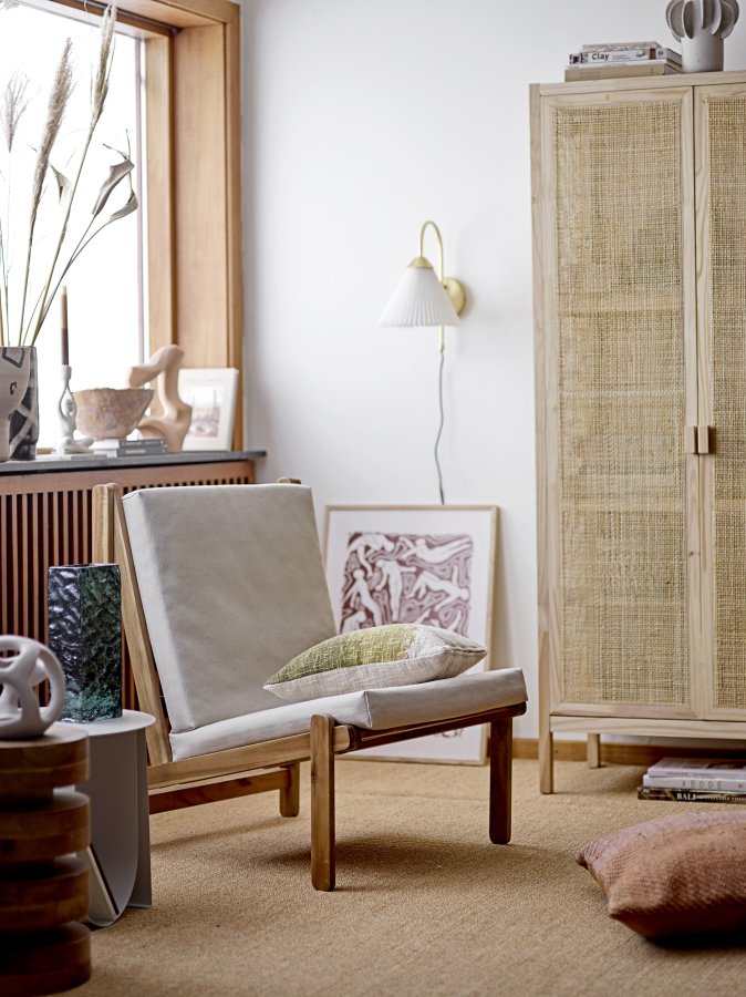 BLOOMINGVILLE Ciron Illustration mit Rahmen, Natur, Eiche, L52xH72xB1 cm