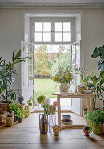 CREATIVE COLLECTION Serrone konsollbord, naturlig, gummitre