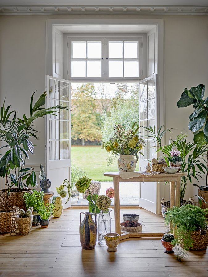 CREATIVE COLLECTION Serrone konsollbord, naturlig, gummitre