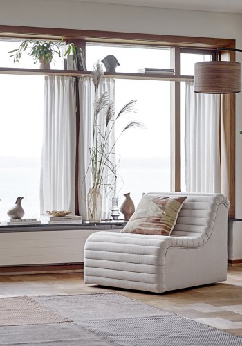 BLOOMINGVILLE Ingolf vase, brun, glass, L19,5xH26xB18 cm