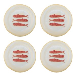 CREATIVE COLLECTION Hadden tallerken - rd stentj (D27,5xH2) (st af 4)