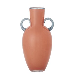 BLOOMINGVILLE Jubileumsvas, Orange, Glas (D14,5xH30 cm)