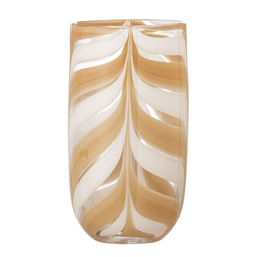 BLOOMINGVILLE Taven vase, oransje, glass