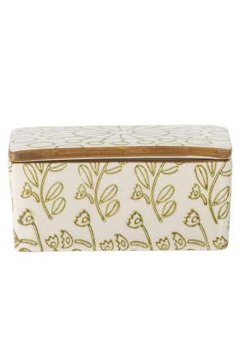 CREATIVE COLLECTION Smrboks i lnn, grnn, steinty