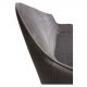 DAN-FORM Embrace sofabnk, m. armln - gr velour og sort stl