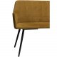 DAN-FORM Embrace sofabnk, m. armln - bronze velour og sort stl
