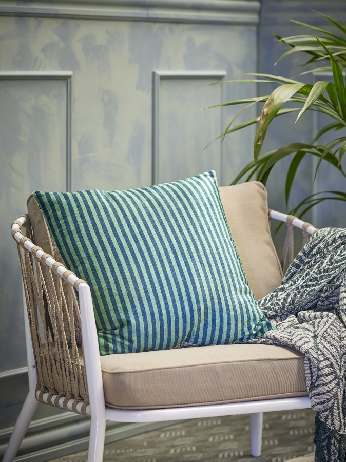 CREATIVE COLLECTION Adia Kissen, Grün, Viskose (L50xB50 cm)