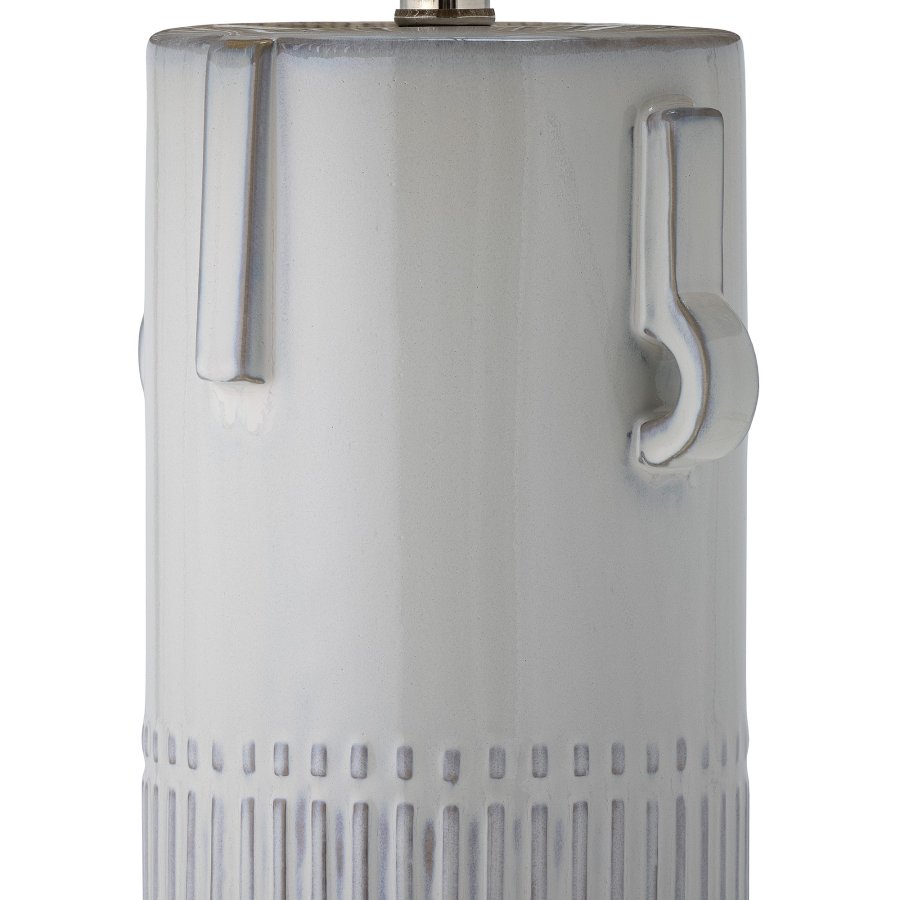 BLOOMINGVILLE Rama bordlampe - jute og hvitt steinty