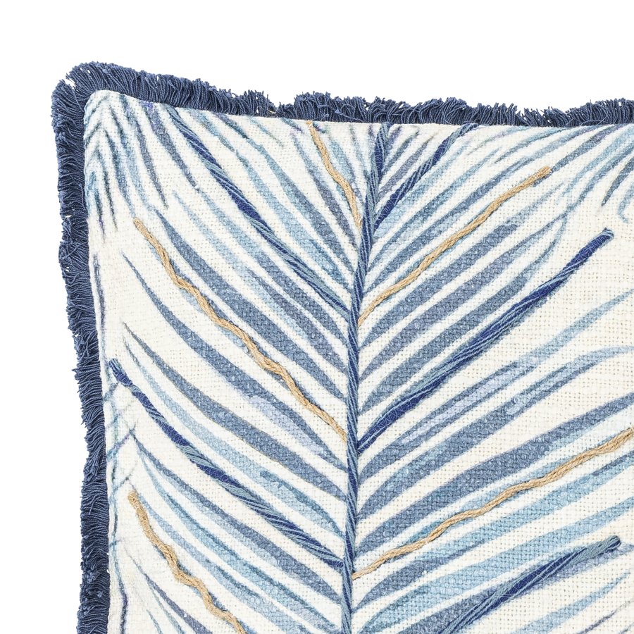 CREATIVE COLLECTION Laval Kissen, Blau, Baumwolle (L50xB50 cm)