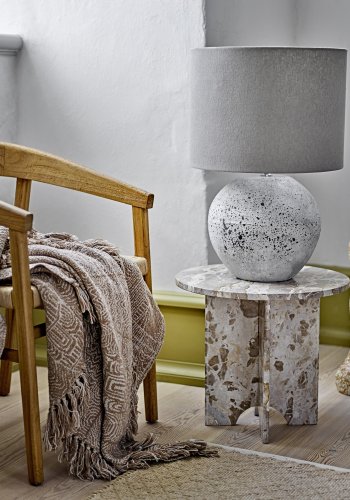 BLOOMINGVILLE Isedora bordlampe, natur, steinty