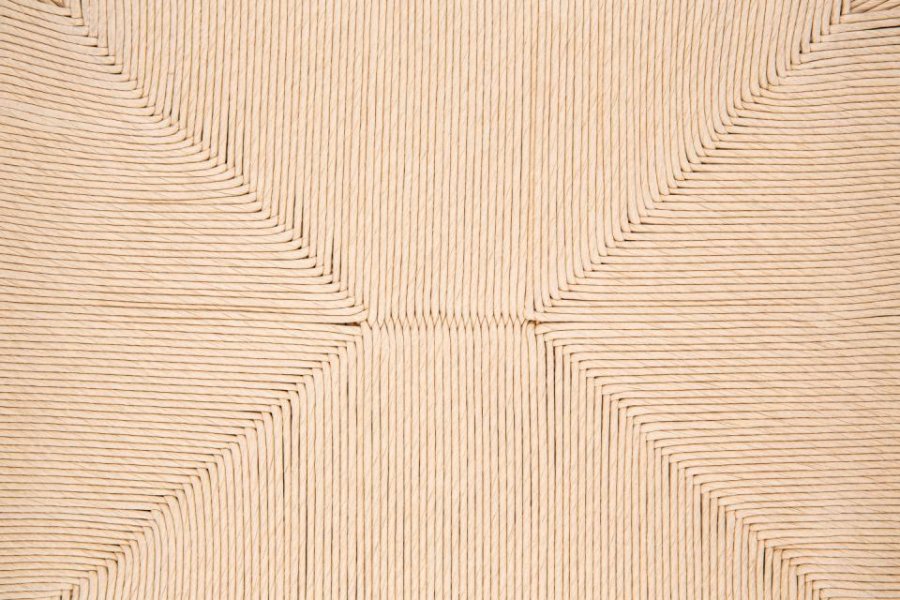 ACT NORDIC I_York spisebordsstol, m. armln - offwhite papir reb og sort eg