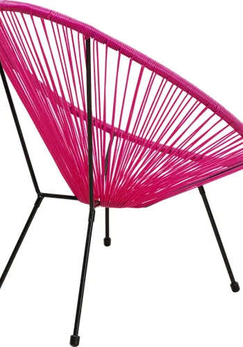 KARE DESIGN Acapulco Pink lnestol/havestol - pink plast og stl