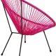 KARE DESIGN Acapulco Pink lnestol/havestol - pink plast og stl