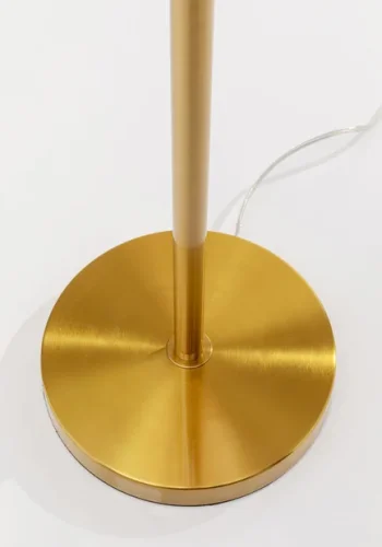 KARE DESIGN Feather Palm gulvlampe - lyserd strudsefjer og messing stl