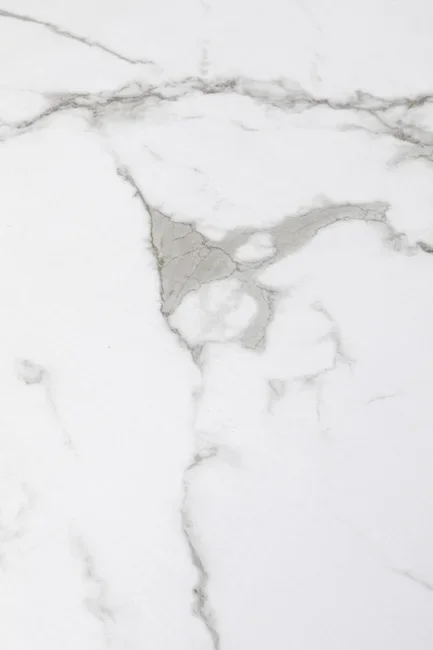 KARE DESIGN Schickeria sofabord, rund - hvid marmorlook laminat og hvid stl (110)