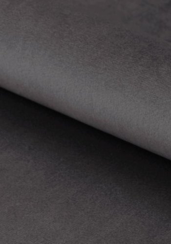 ACT NORDIC Slinky sjeselong - mrkegrtt stoff og svart stl (60x170)