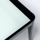 KARE DESIGN Tiki havebord, rektangulr - klar glas og sort aluminium (108x59)