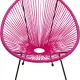 KARE DESIGN Acapulco Pink lnestol/havestol - pink plast og stl