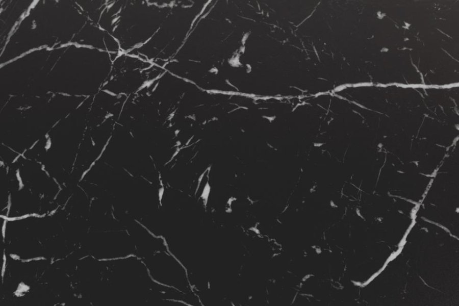 ACT NORDIC Barossa sofabord, kvadratisk - sort papir Marquina marmorlook og sort stl (60x60)